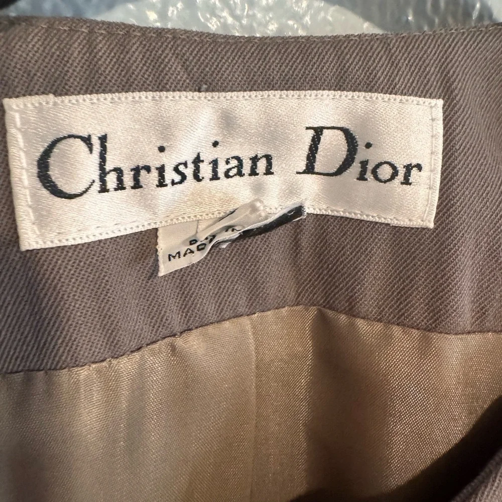Vintage Christian Dior 100% Wool Tailored Coat Blazer Women’s Size 4 | 90s